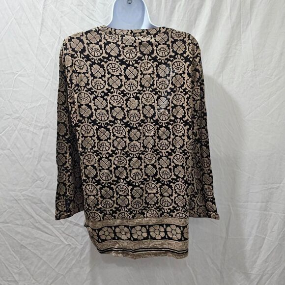 Lucky brand boho whimsigoth 3/4 sleeve nwt blouse - Picture 3 of 7
